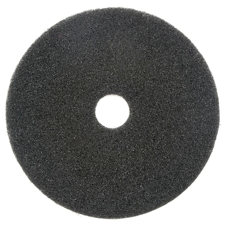 Global Industrial 18in Stripping Pad, Black, 5PK 641290BK